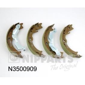 NIPPARTS N3500909 Ganasce freno a mano CHEVROLET Epica KL1 2.0 128 CV Motore a ciclo otto