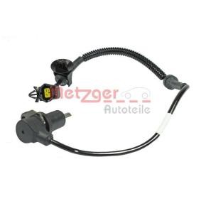 METZGER 0900751 Capteur ABS CHEVROLET Aveo / Kalos 3/5 portes (T250, T255) 1.2 72 CV Essence