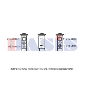 Acquista Valvola espansione climatizzatore da AKS DASIS 840205N a buon mercato per soli 48,52&nbsp;&euro;
