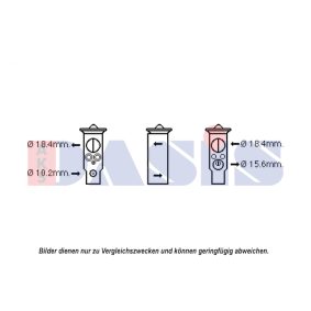 SUBARU Expansionsventil AKS DASIS 840217N