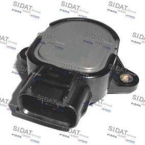 SIDAT 84.164 Gasspjeld sensor MAZDA 323 F 6 (BJ) 1.6 95 hk Bensinmotor