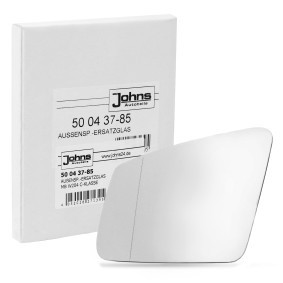 JOHNS 50 04 37-85 Spejlglas MERCEDES-BENZ CLS