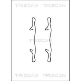 TRISCAN 8105 101654 Kit d'accessoires, plaquette de frein à disque SAAB 9-3 Break (YS3F) 2.8 230 CV Essence