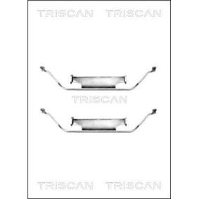 TRISCAN 8105 111571 Zubehörsatz, Scheibenbremsbelag BMW 5 Touring (E34) 3.8 340 PS Otto