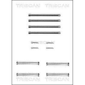 TRISCAN 8105 171003 Zubehörsatz, Scheibenbremsbelag LAND ROVER Defender Pritsche / Fahrgestell (L316) 2.2 122 PS Diesel