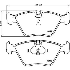 MINTEX MDB1393 Bremsbeläge BMW 5 Touring (E34) 2.0 150 PS Otto