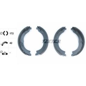 TEXTAR 91062100 Handbremsbeläge FIAT DUCATO Pritsche/Fahrgestell (230) 1.9 68 PS Diesel