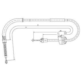 TEXTAR 44009100 Cabo de freio de mão MINI Hatchback (R50, R53) 1.4 75 cv Diesel