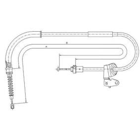 TEXTAR 44009200 Cabo de freio de mão MINI Hatchback (R50, R53) 1.4 75 cv Diesel