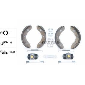 TEXTAR 83005700 Jogo de travões, travões de tambor ROVER MINI MK I