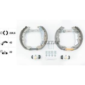 TEXTAR 84069300 Kit de frenos de tambor RENAULT KAPTUR