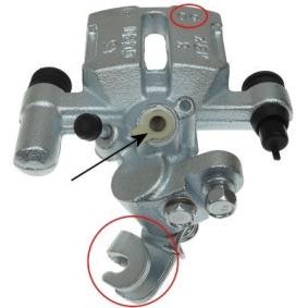 TEXTAR 38147400 Bremsecaliper MAZDA FAMILIA 5 (BA) 1.5 88 hk Bensinmotor