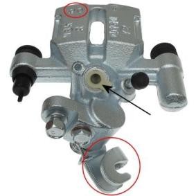 TEXTAR 38147500 Bremsecaliper MAZDA FAMILIA 5 (BA) 1.5 88 hk Bensinmotor