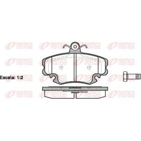 REMSA 0141.20 Bromsbelägg DACIA SANDERO 1.5 65 hk Diesel
