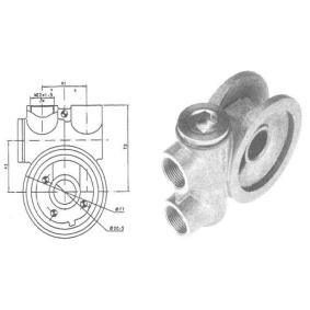 WAHLER 410692.71D Oljetermostat FIAT