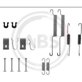 A.B.S. 0668Q Kit de accesorios de las zapatas de freno HONDA CIVIC