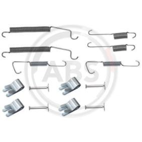 A.B.S. 0805Q Kit de acessórios, maxilas do travão CITROËN C3