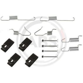 A.B.S. 0898Q Monteringssats för bromsbackar NISSAN X-TRAIL (T31)