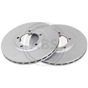A.B.S. 16565 Discos de freno HYUNDAI H100 Caja/Chasis 2.5 78 cv Gasoleo