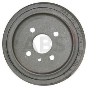 A.B.S. 2653-S Tambor de travão OPEL ASTRA G Cabriolet (F67)