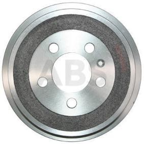 A.B.S. 2765-S Tamburi freni SKODA Fabia 2 (545) 1.4 70 CV Diesel