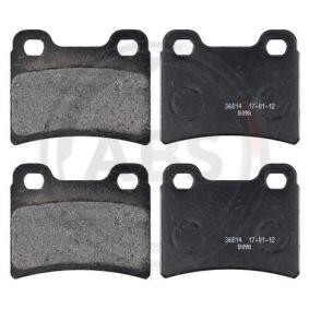 A.B.S. 36814 Pastiglie dei freni FORD ESCORT