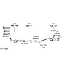 Endschalldämpfer 290-141 für FIAT