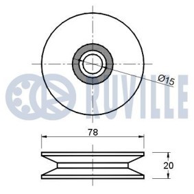RUVILLE 5114 Hjullager MERCEDES-BENZ E-klass Sedan (W124) 2.2 150 hk Bensinmotor