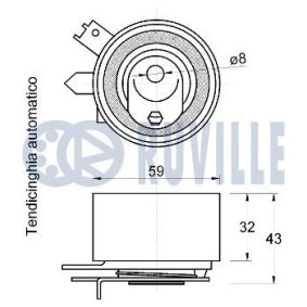 RUVILLE 56032 Lichtmaschine, Ersatzteile ALFA ROMEO SPIDER (939) 2.0 163 PS Diesel
