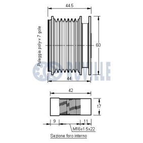 RUVILLE 55983 Schwingungsdämpfer, Keilrippenriemen CITROËN C3 I Schrägheck (FC_, FN_)