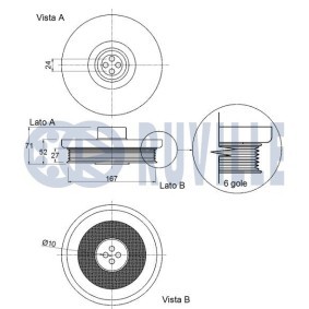 Comprar Polea de cigüeñal de RUVILLE 516605 a bajo precio de 83,25&nbsp;&euro;