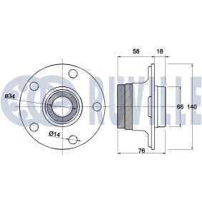 RUVILLE 235006 Balancim MINI Hatchback (R56) 1.4 75 cv Otto