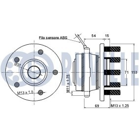 Rollensatz, Zahnriemen 5551050 für RENAULT