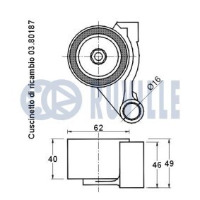 Achetez des Kit de roulement de roue RUVILLE 5511 à prix pour 21,97&nbsp;&euro;