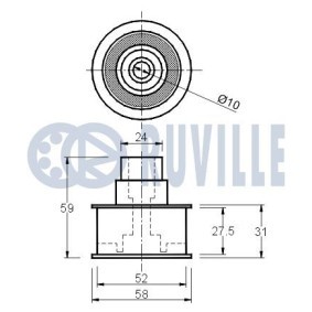 Compre Kit de rolamento de roda da RUVILLE 7412 a um preço baixo por 15,35&nbsp;&euro;