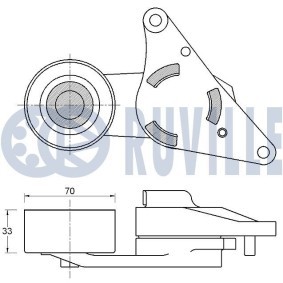 Compre Jogo de correias dentadas da RUVILLE 5732970 a um preço baixo por 53,57&nbsp;&euro;