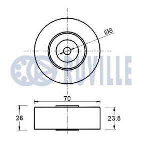 Achetez des Kit de roulement de roue RUVILLE 5572 à prix pour 50,46&nbsp;&euro;