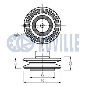 Achetez des Kit de roulement de roue RUVILLE 5584 à prix pour 20,85&nbsp;&euro;