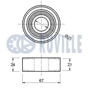 RUVILLE 8951 Roulement de roue KIA CEE'D (JD) 1.6 130 CV Essence