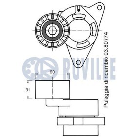 RUVILLE 6253 Rolamento da roda MINI Hatchback (R56) 1.4 75 cv Otto