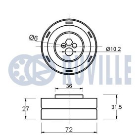 RUVILLE 5584477 Zahnriemensatz ALFA ROMEO 159 Sportwagon (939) 2.4 200 PS Diesel