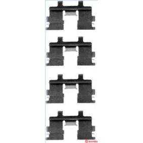 Compre Kit de acessórios, pastilhas de travão da BREMBO A 02 286 a um preço baixo por 14,82&nbsp;&euro;