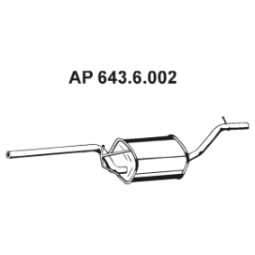 Mittelschalldämpfer von EBERSPÄCHER günstig für 72,27&nbsp;&euro;
