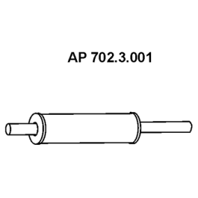 Vorschalldämpfer 702.3.001