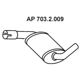 Mittelschalldämpfer für SEAT von EBERSPÄCHER