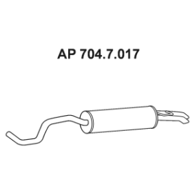 Endschalldämpfer 704.7.017 von EBERSPÄCHER günstig für 96,90&nbsp;&euro; online kaufen