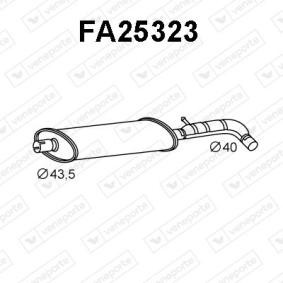 Mittelschalldämpfer FA25323 für FIAT