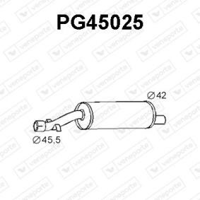 Mittelschalldämpfer PG45025 für FIAT