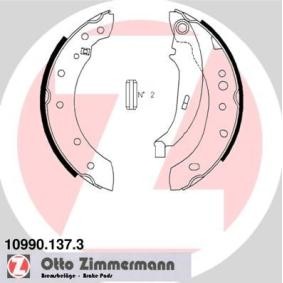 ZIMMERMANN 10990.137.3 Handbremsbeläge RENAULT CLIO 2 (BB0/1/2, CB0/1/2)
