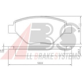Compre Pastilhas de travão da A.B.S. 37398 OE a um preço baixo por 36,52&nbsp;&euro;